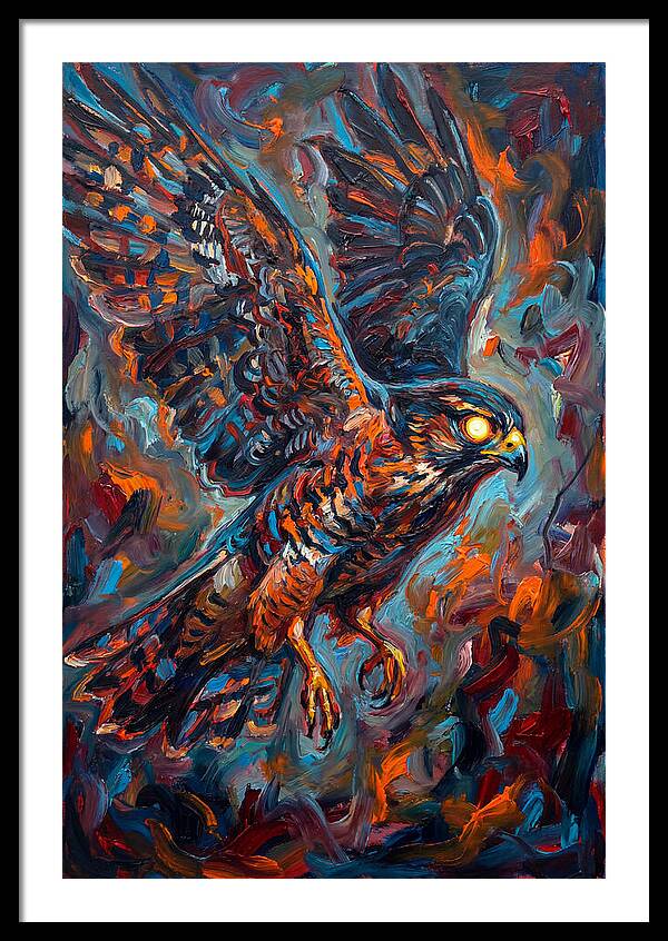 Pigeon Hawk In Flight