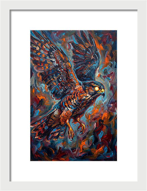 Pigeon Hawk In Flight