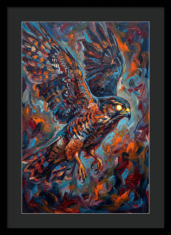 Pigeon Hawk In Flight