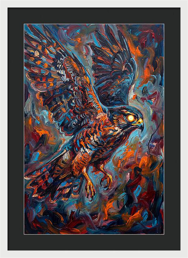 Pigeon Hawk In Flight