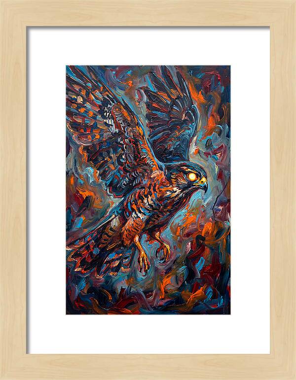 Pigeon Hawk In Flight