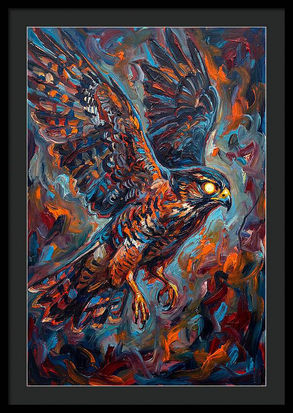 Pigeon Hawk In Flight