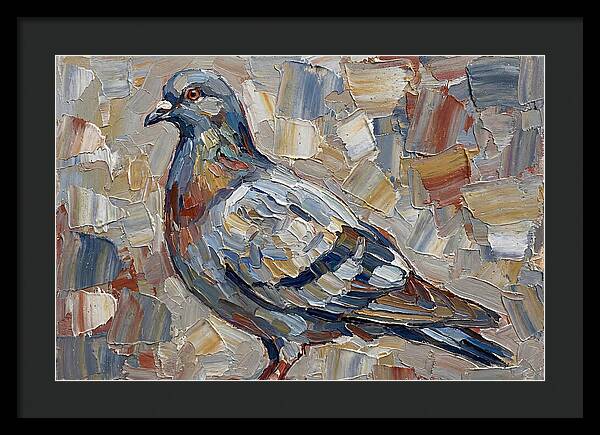 Pigeon In Palette Knife Style
