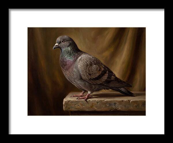 Pigeon Perched Elegance