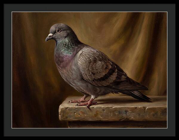 Pigeon Perched Elegance