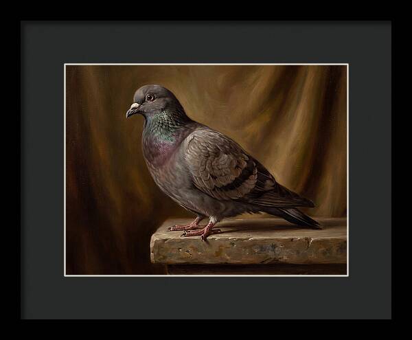 Pigeon Perched Elegance