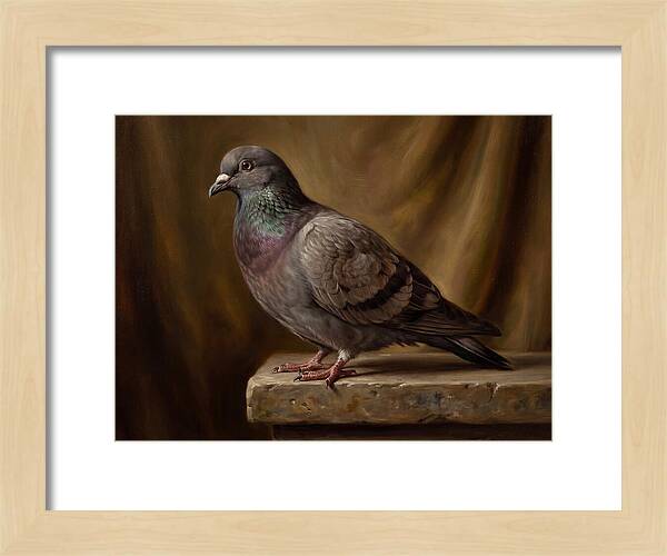 Pigeon Perched Elegance