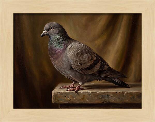 Pigeon Perched Elegance