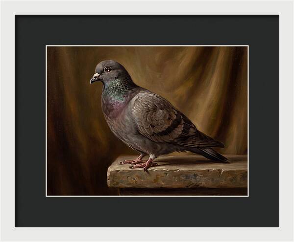 Pigeon Perched Elegance