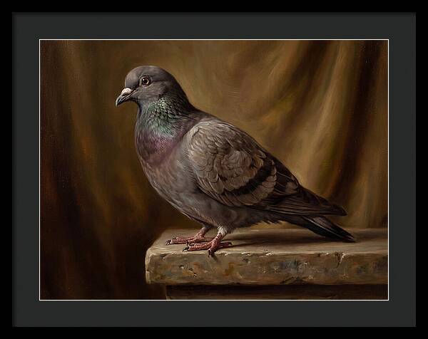 Pigeon Perched Elegance