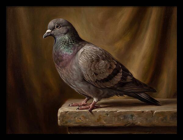 Pigeon Perched Elegance