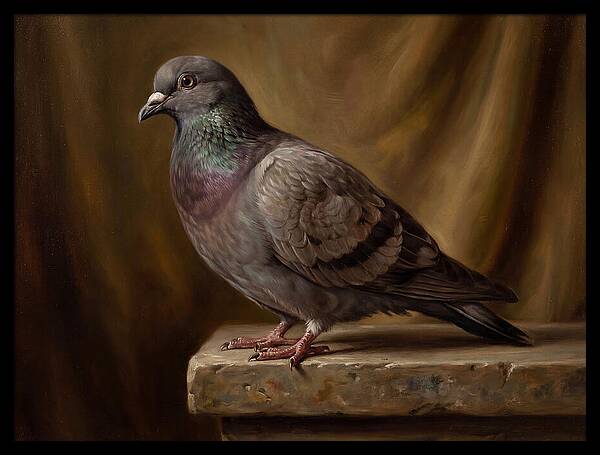 Pigeon Perched Elegance