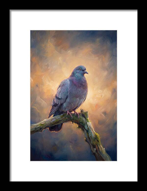 Pigeon Perched Gracefully
