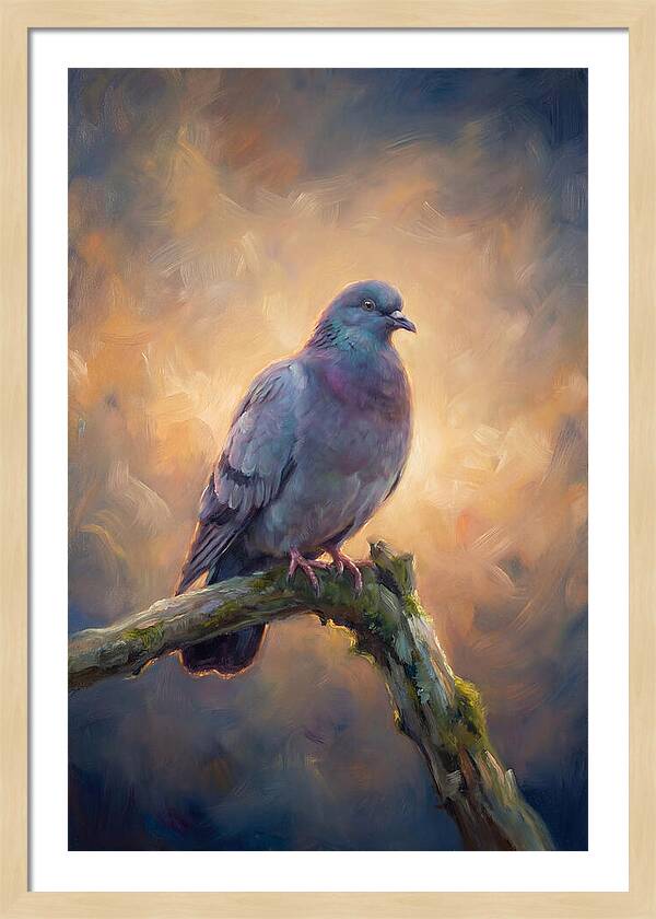 Pigeon Perched Gracefully