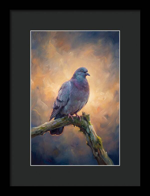 Pigeon Perched Gracefully