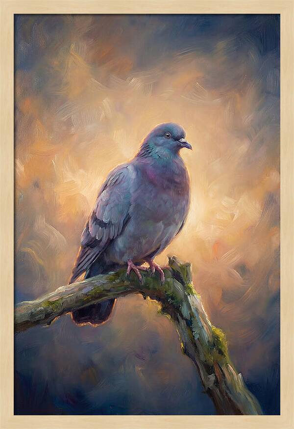 Pigeon Perched Gracefully
