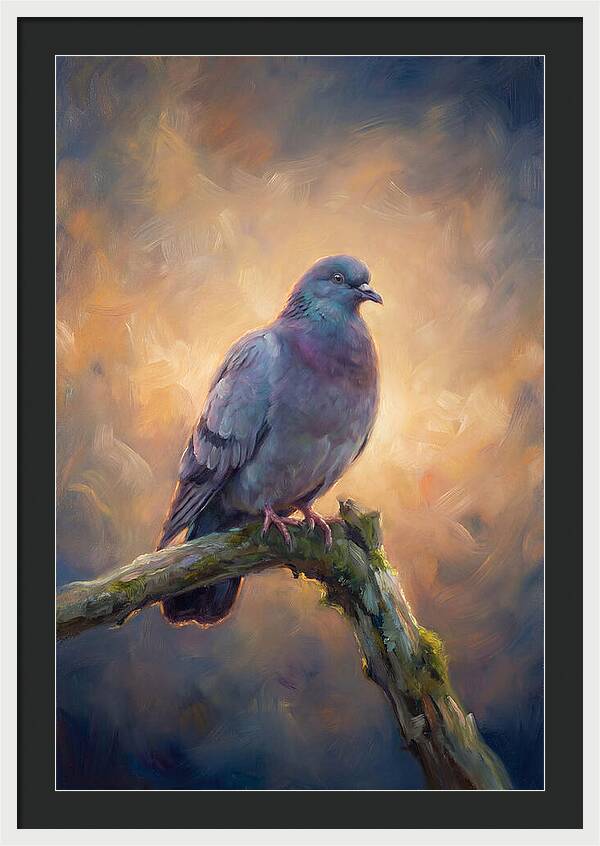 Pigeon Perched Gracefully