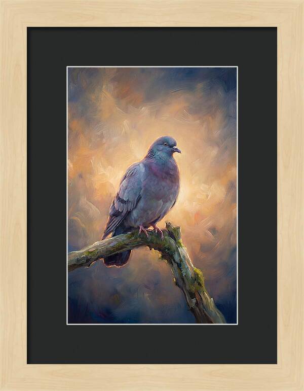 Pigeon Perched Gracefully