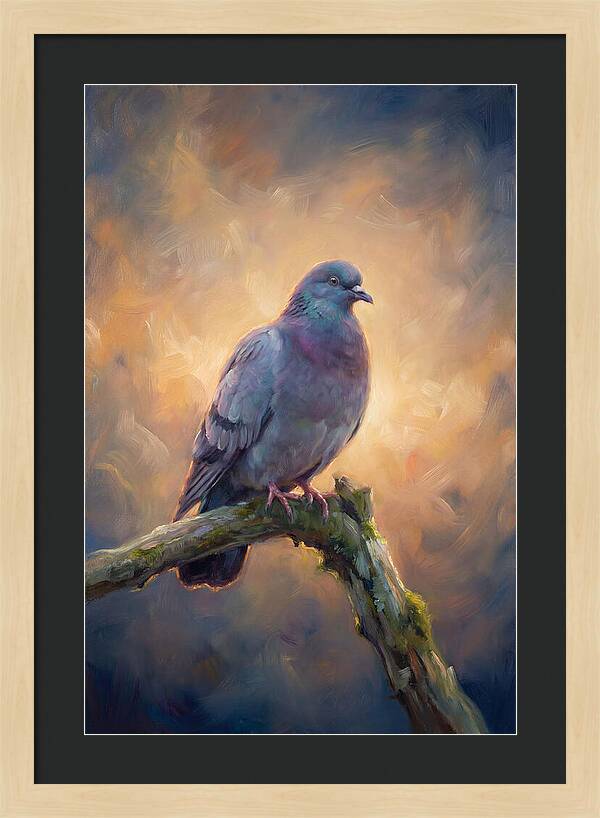 Pigeon Perched Gracefully