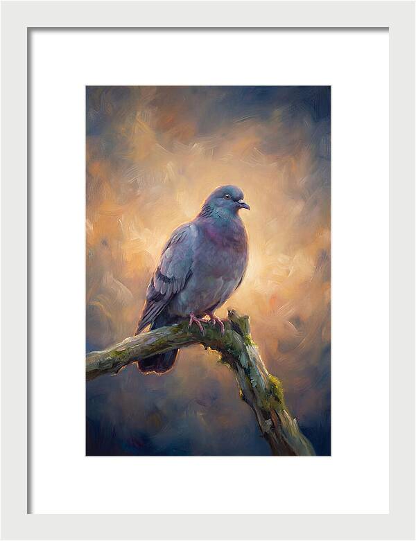 Pigeon Perched Gracefully