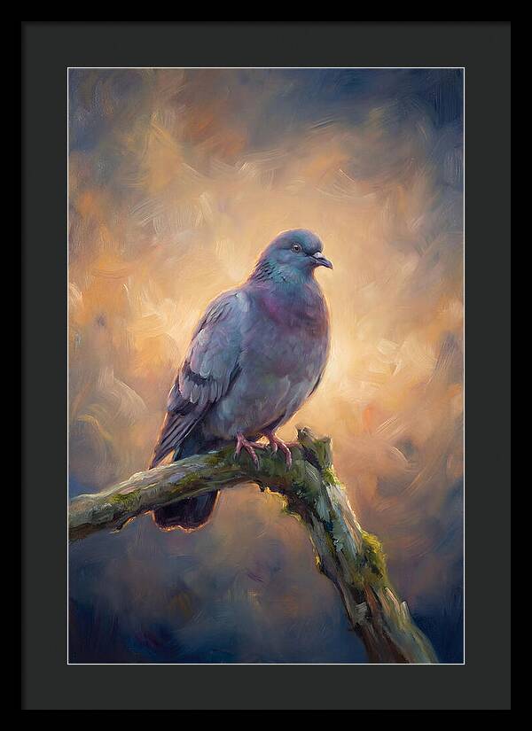 Pigeon Perched Gracefully