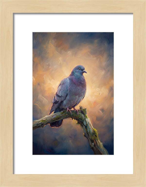 Pigeon Perched Gracefully