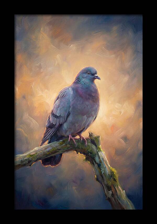 Pigeon Perched Gracefully