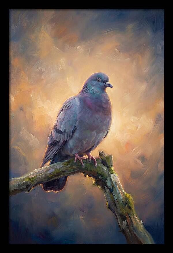 Pigeon Perched Gracefully