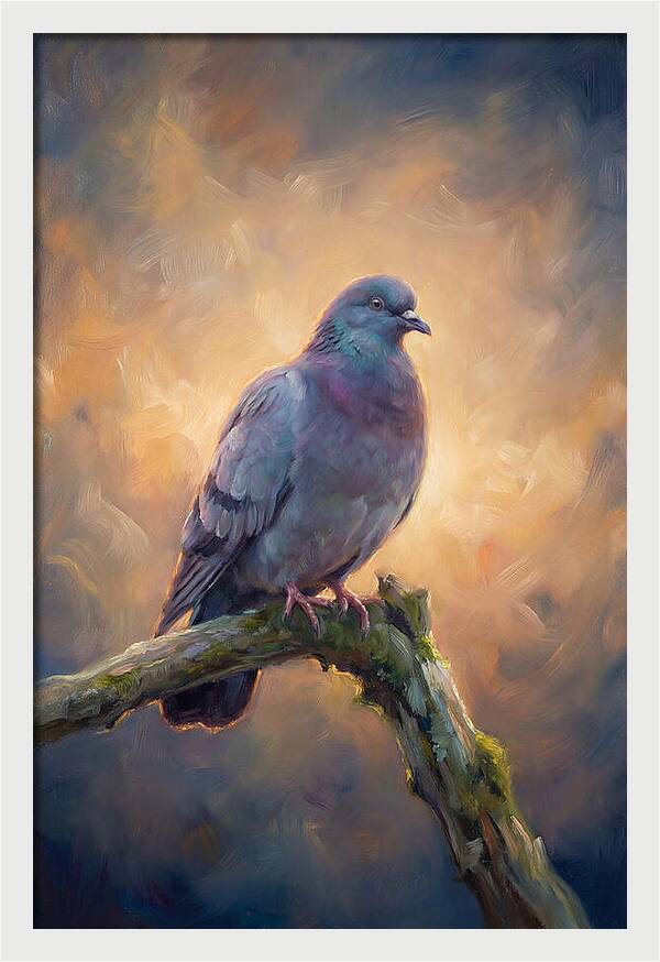 Pigeon Perched Gracefully