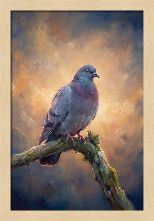 Pigeon Perched Gracefully