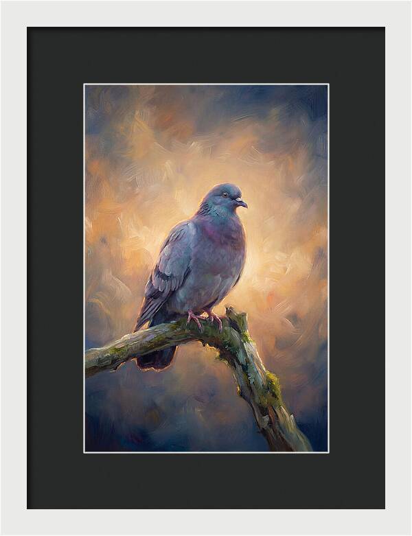 Pigeon Perched Gracefully