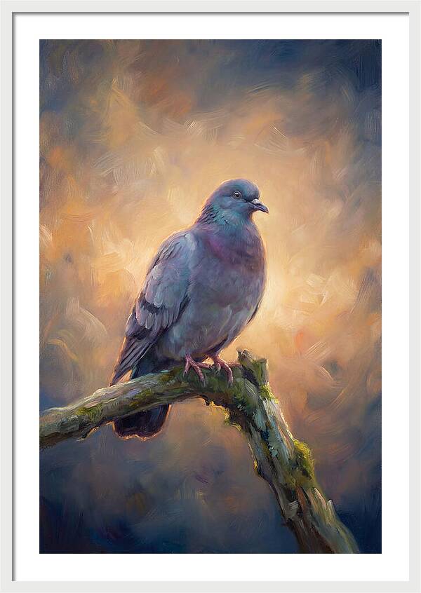 Pigeon Perched Gracefully