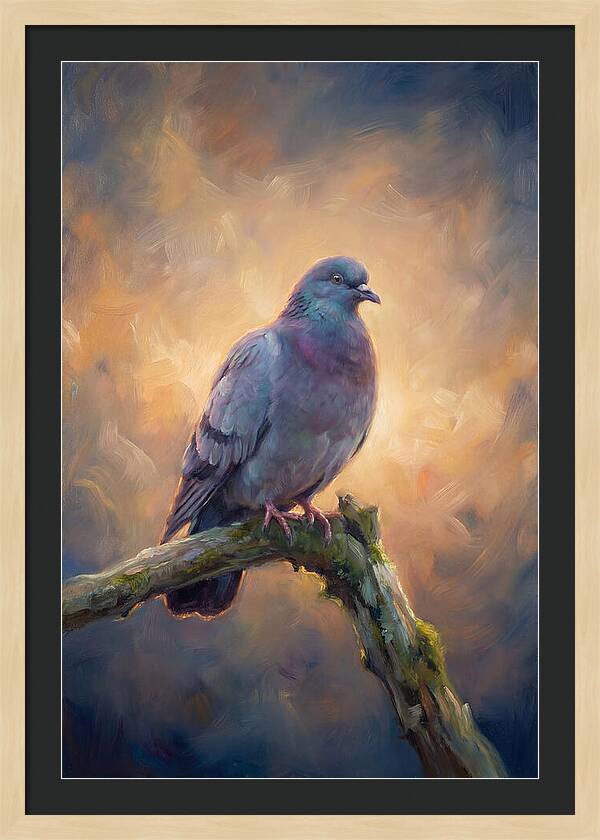 Pigeon Perched Gracefully