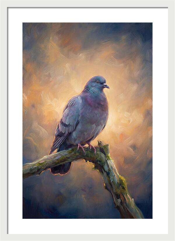 Pigeon Perched Gracefully