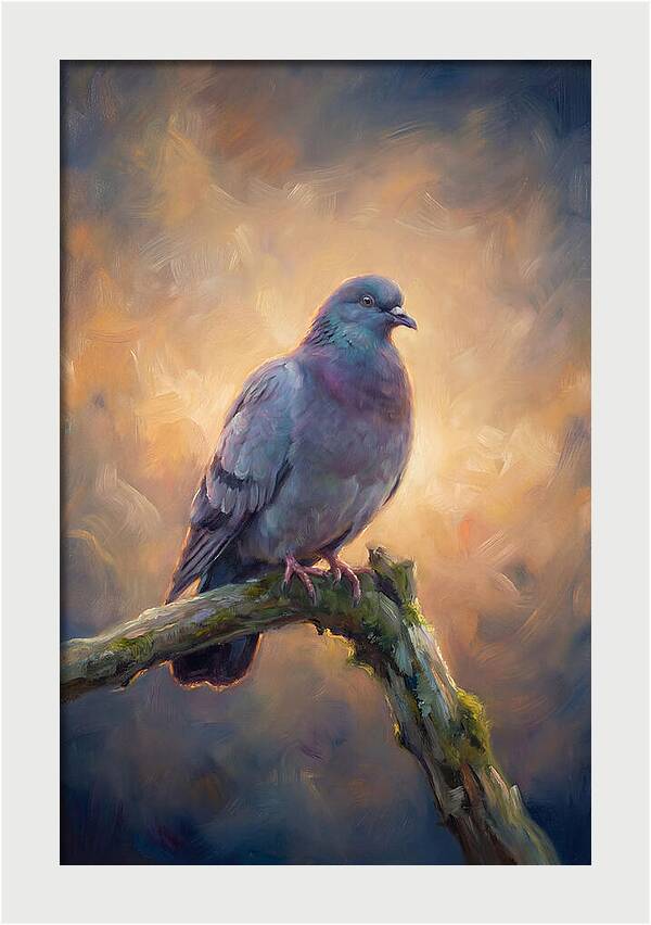 Pigeon Perched Gracefully