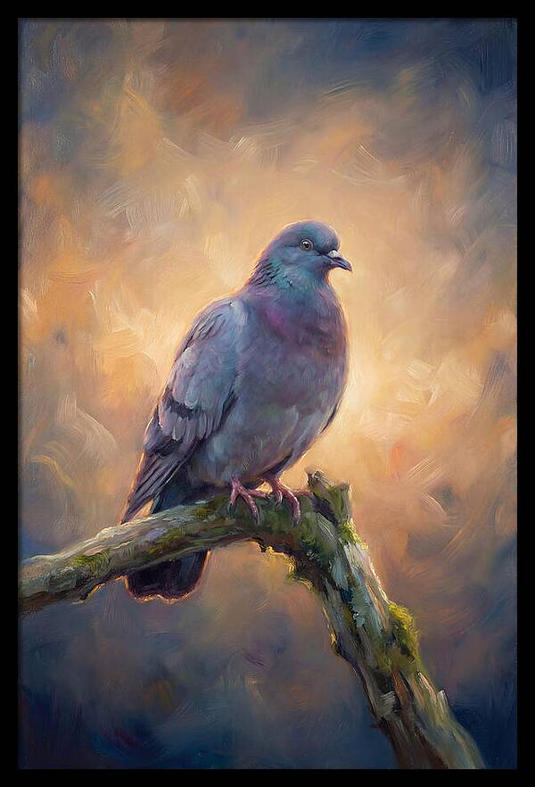 Pigeon Perched Gracefully