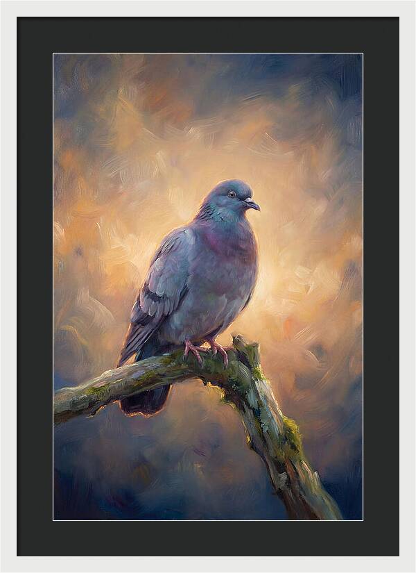 Pigeon Perched Gracefully