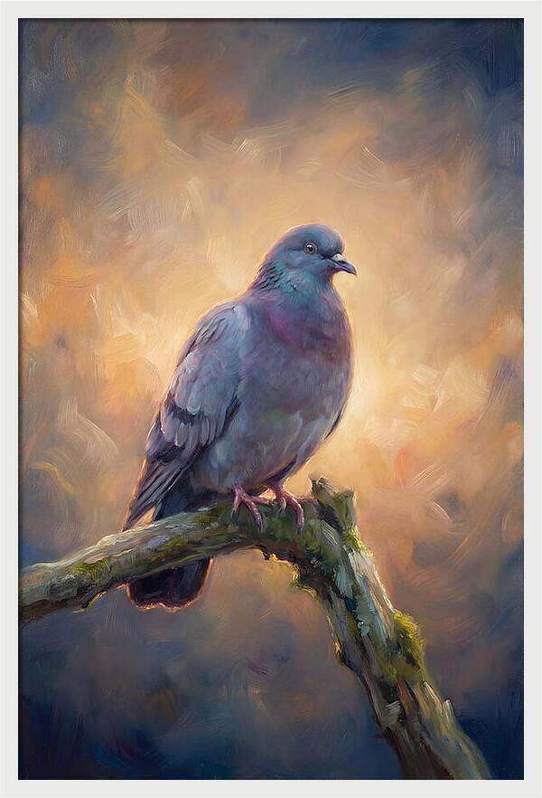 Pigeon Perched Gracefully