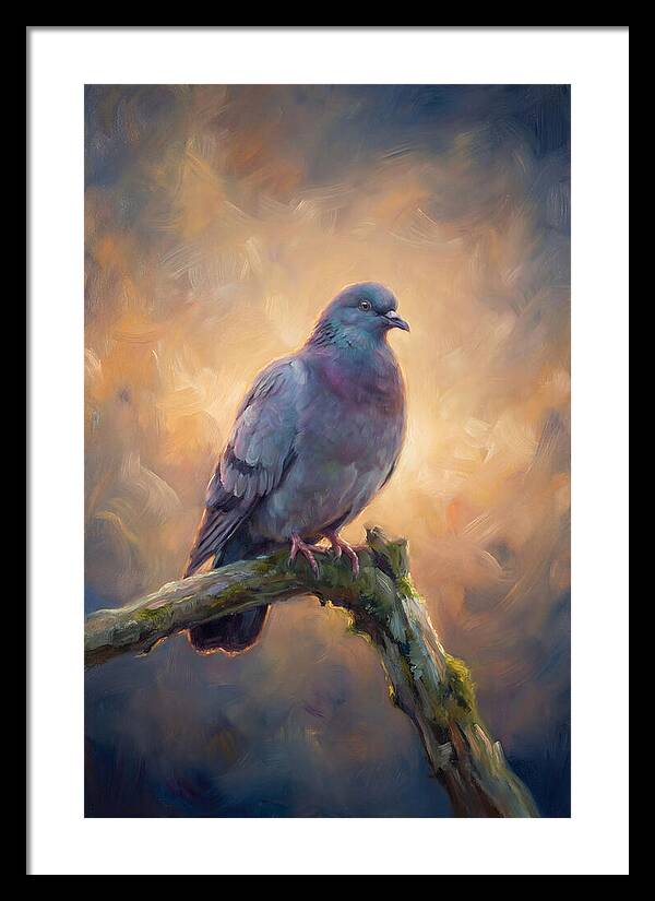 Pigeon Perched Gracefully