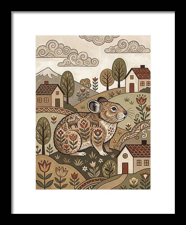 Pika In A Whimsical Landscape