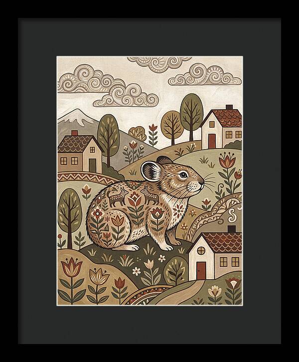 Pika In A Whimsical Landscape