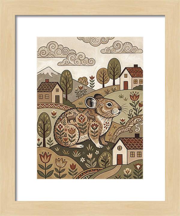 Pika In A Whimsical Landscape