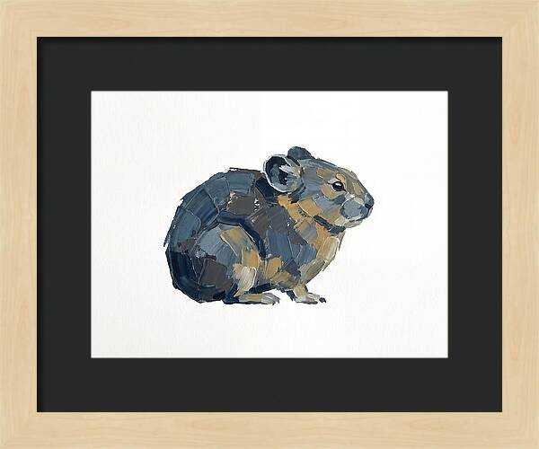 Pika In Minimalist Style