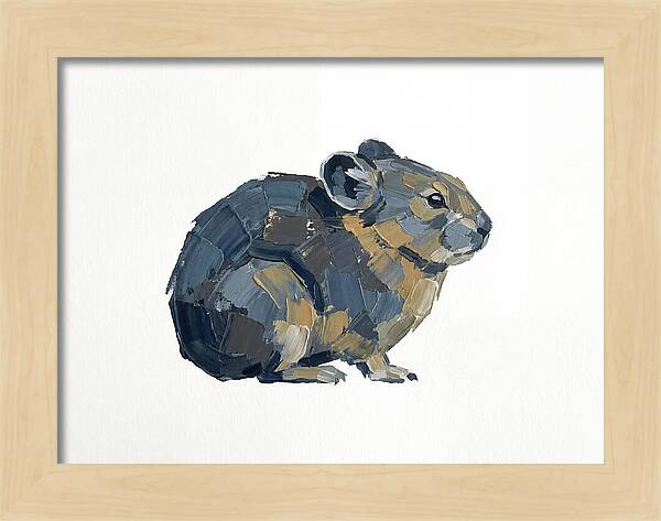 Pika In Minimalist Style