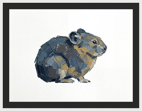 Pika In Minimalist Style
