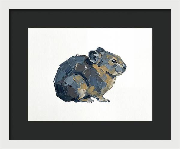 Pika In Minimalist Style