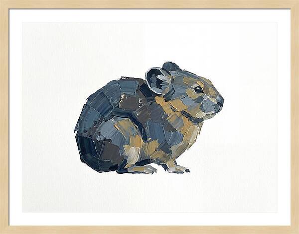 Pika In Minimalist Style