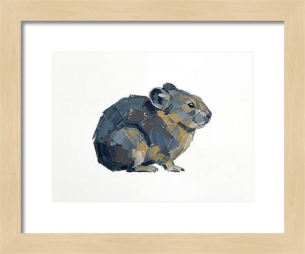 Pika In Minimalist Style