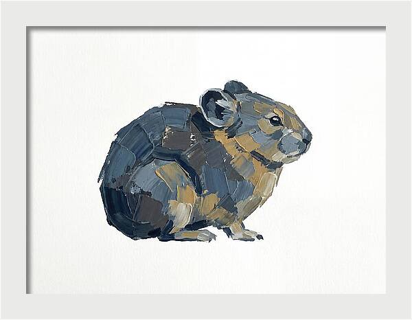 Pika In Minimalist Style