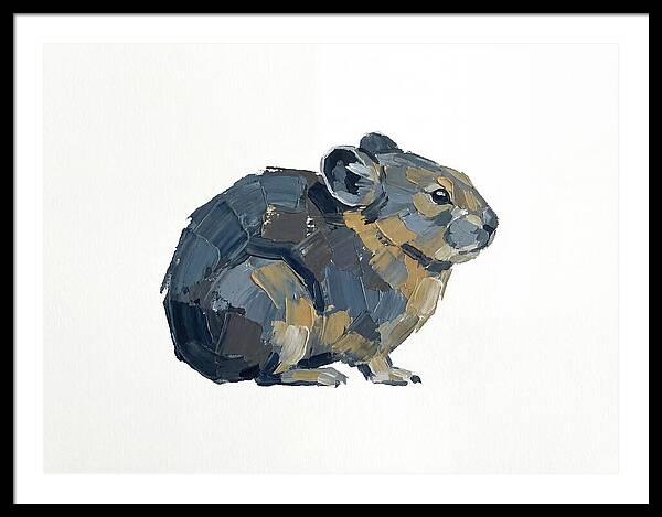 Pika In Minimalist Style